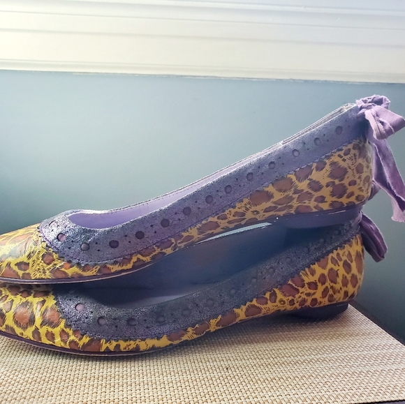 Irregular Choice Shoes Irregular Choice Leopard Flats